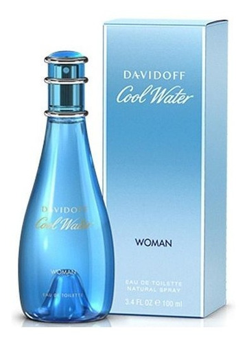 Edt 3.4 Onzas Cool Water Por Davidoff Para Mujer, En Spray