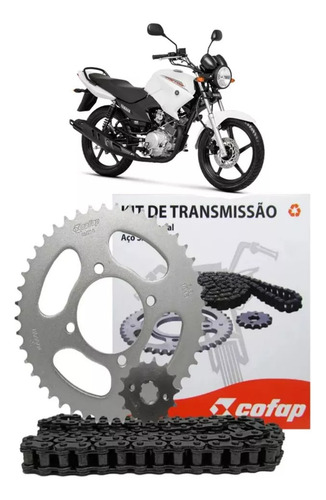 Kit Relação Tração Ybr 125 E Factor 2003 À 2016 Cofap