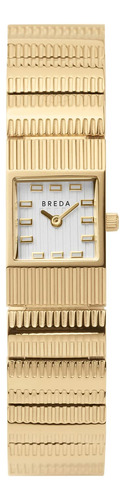 Reloj De Pulsera Breda Oro Y Metal Ranura 16mm