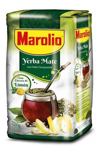 Pack X 3 Unid Yerba Limon 500 Gr Marolio Yerbas