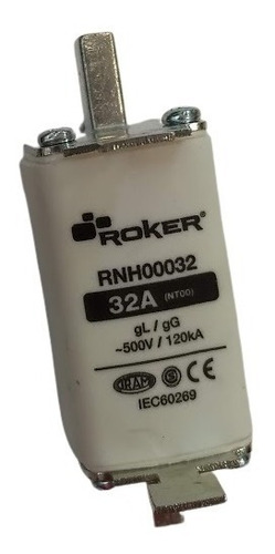 Fusible Nh (nt00) 32a 500v / 120ka Roker