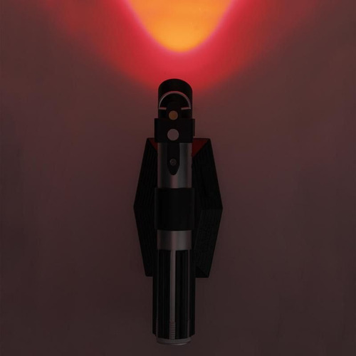 Lampara De Noche Decorativa Sable De Luz Star Wars Estructura Negra