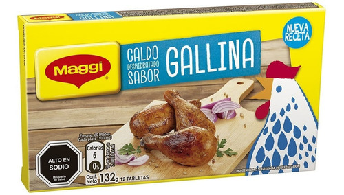 Caldo Maggi Gallina Caja 12 Un De 11 G