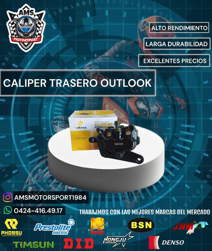 Caliper Trasero Outlook