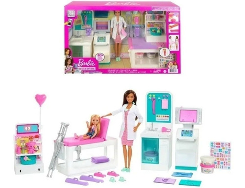 Barbie Clínica Médica 30 Piezas 