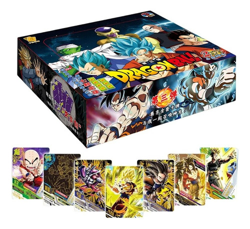 Juego De Cartas Dragon Ball / 30 Sobres 150 Cartas Colección