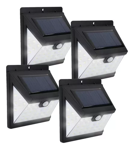 Foco Led Solar Para Exterior Con Sensor De Movimiento 40 Leds – Tubelux