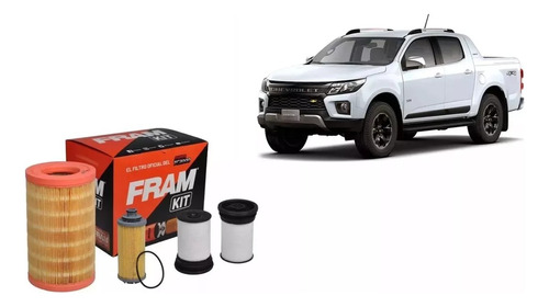 Kit 5 Filtros Chevrolet S10 2.8 Duramax Nueva Fram 