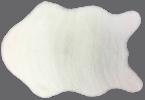 Tapete Pele Borrego 060x090 Branco Niazitex