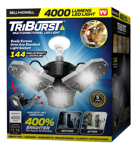 Bell+howell Triburst - Luces Led De Garaje Para Techo De Alt