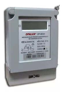 Medidor De Energía Monofásico Digital 220v Op-md60 Opalux