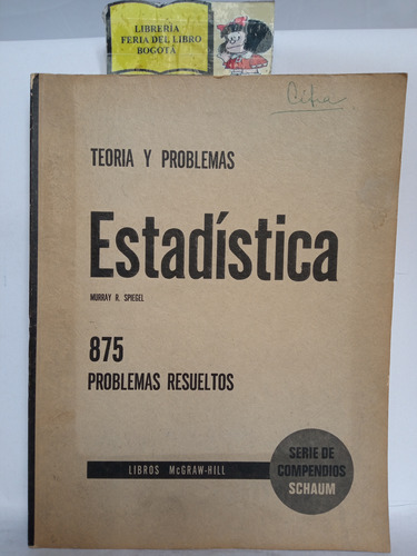 Estadística - Teoría Y Problemas - Murray R. Spiegel - 1969