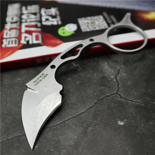 Mini Faca Karambit Full Tang Com Bainha Em Kydex