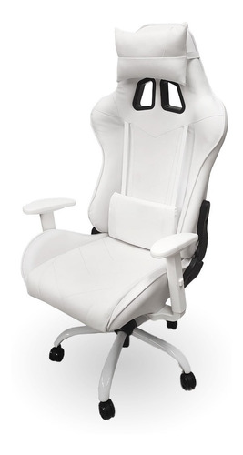 Sillón Silla Gamer Gd Pro Full White Ps Esports