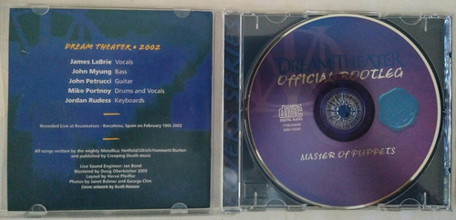 dream theater master of puppets official bootleg dream theater master of puppets official bootleg