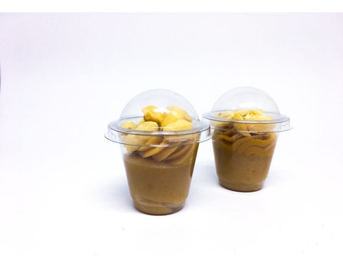 Imagem 2 de 4 de Mini Copo Bolha 25 Ml Para Brigadeiro De Colher 50 Unidades