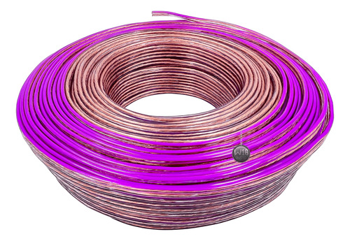 100m Cabo Paralelo Technoise Crk Pvc Flexivel Cobre 2x2,50mm