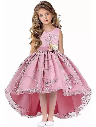 Vestido Elegante Niña Fiesta Boda Cumpleaños 6 A 13 Años [u]