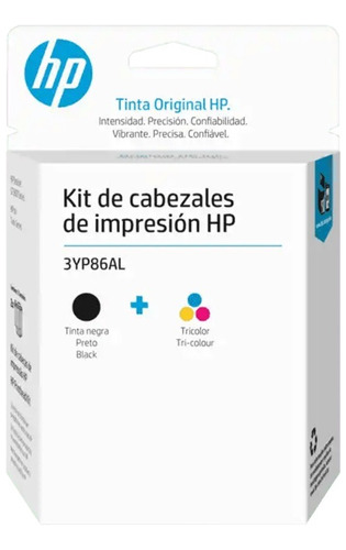Kit Cabezales De Impresión Hp Inktank 3yp86al Color Y Negro