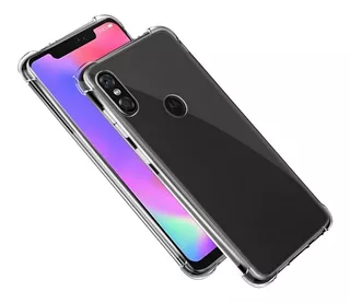 Funda Transparente Antishock Y Vidrio Glas Para Motorola One