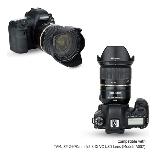 Jjc Shade De La Campana De Lente Reversible Para Tamron Sp O
