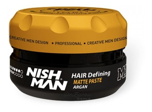 Nish Man M1 Cera Matte Para Cabello Con Argan 100ml