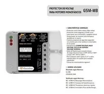 Comprar Protector De Voltaje Para Motores Monofasicos 120v  Exceline
