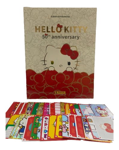 Album Hello Kitty 50 Anniversary + 50 Figus Sueltas Panini