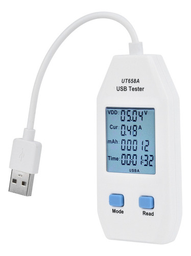 Uni-t Lcd Usb Tester Detector Voltímetro Amperímetro Digital