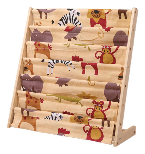 Organizador De Estantería Para Niños 60x30x80cm Animales