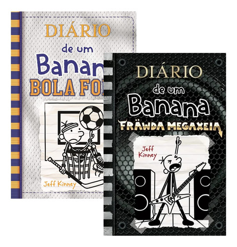 Kit C/2 Livros Diário De Um Banana: V. 16  E 17 (capa Dura) + Brinde