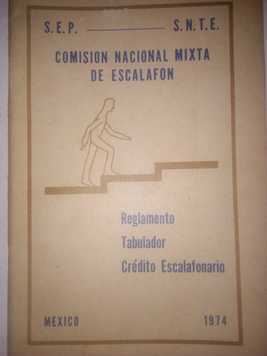 Folleto Carrera Magisterial Comisión Mixta De Escalafón 1974