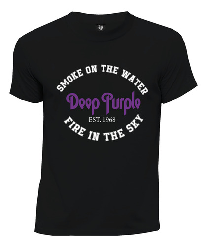 Camiseta Rock Deep Purple Smoke On The Water