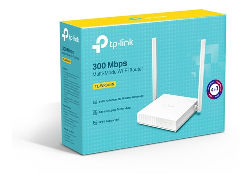 Router Inalambrico Tp-link Tl-wr844n 300mbps 2.4ghz Ant 5dbi