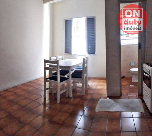 Imagem 3 de 15 de Apartamento Com 1 Dormitório À Venda, 43 M² Por R$ 200.000,00 - Centro - São Vicente/sp - Ap5853