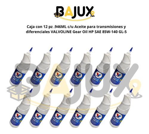 Aceite Para Transmisiones Y Diferenciales Valvoline 85w-140