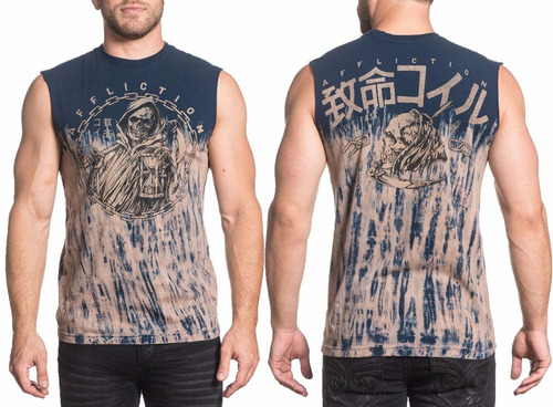 Imagen 1 de 2 de Musculosa Affliction Remera Sin Mangas