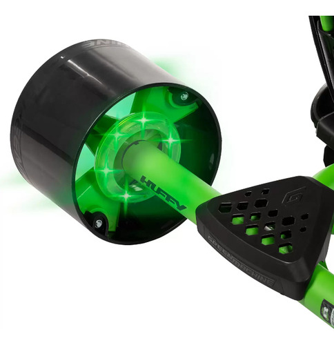 Green Machine Triciclo, Huffy Luz Led Color Negro