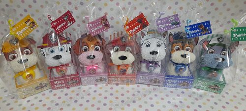 10 Paw Patrols Realizados En Toalla Con Jabón