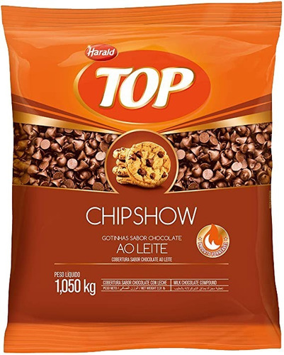 Gotas Chipshow Gotinhas De Chocolate Forneáveis 1kg Harald
