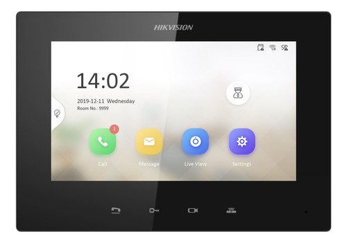 Monitor Ip Adicional Lite 7  Para Videoportero Hikvision
