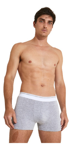 Pack 3 Boxer G3 Algodon Y Lycra Pierna Media Liso Hombre