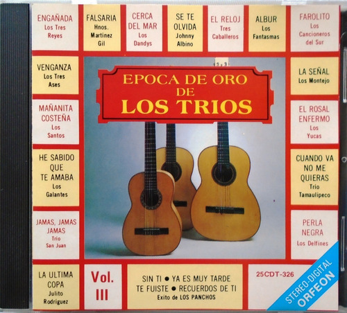 Varios Artistas - Epoca De Oro De Los Trios Importado Usa Cd