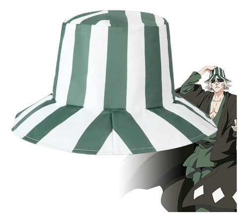 1 Sombrero Urahara Green Bleach Para Cosplay Y Cúpula De Anime