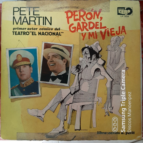 Vinilo Pete Martin Peron Gardel Y Mi Vieja M5