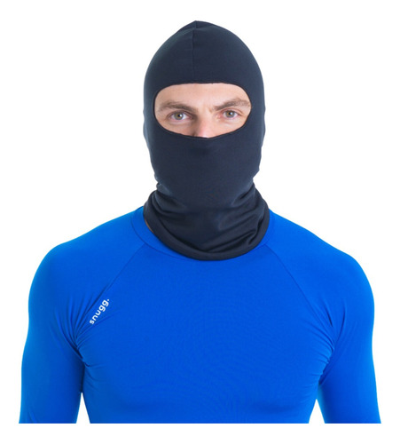 Balaclava Touca Ninja Proteção Uv50+ Térmica Ciclismo Cor Preto