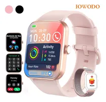 Comprar Reloj Smartwatch Mujer Hombre, Blackview R50 1.85 Smart watch, Notificación De Mensajes, Ios\u002Fandroid Smartwatches, Deportivo Salud, Lcd Fitness Bluetooth Color De La Caja Rosa