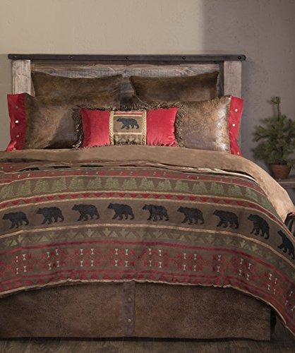 Carstens, Inc King Bear Country Juego De Cama De Edredón De 