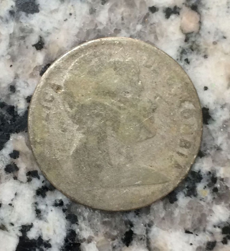 Moneda Colombia 5 Centavos 1919 Sin Punto