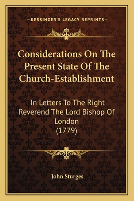 Libro Considerations On The Present State Of The Church-e...